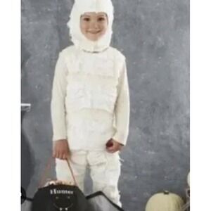 Pottery Barn Kids Pre-Teen‎ Ivory MUMMY 3pc Halloween Costume Size 11-12
